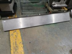 * S/S shelf with brackets