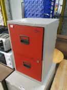* 2 drawer filing cabinet