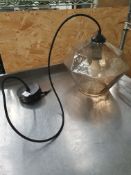 * glass pendant light fitting