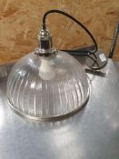 * glass pendant light fitting