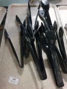 * quantity of plastic tongs