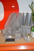 *Selection of Metal Desk Organisers