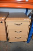 *Three Drawer Pedestal