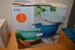 *Miu 3pc Colander Set