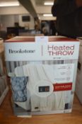 *Brookstone Heated Throw 50