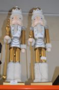 Pair of 60cm Christmas Nutcrackers