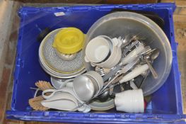 Cutlery, Serving Bowls, Milk Jugs, Flan Dishes, et