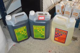 5L of Dishwasher Detergent, and 2x 5L of Dishwashe