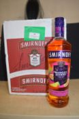*6x 700ml of Smirnoff Mango & Passionfruit Twist V