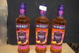 *3x 70cl Smirnoff Mango & Passionfruit Twist Vodka