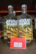 *4x 70cl of Absolut Mango Vodka