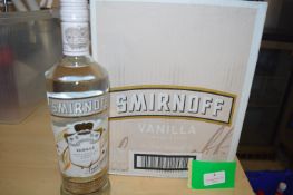 *6x 70cl Smirnoff Vanilla Vodka