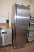 Polar CD082 Stainless Steel Upright Fridge