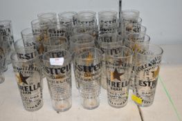 25 Estrella Pint Glasses