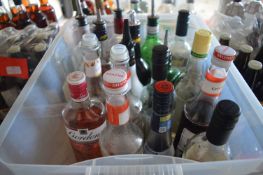 *Quantity of Opened Bottles of Spirits Including V