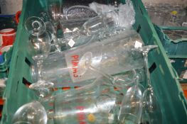 Various Pimm's and Other Jugs, Glasses, etc. (crat