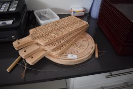 *Assorted Cheese Boards and a Cheese Wire