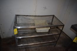 *Three Tier Metal Rack
