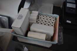 *Box of Till Rolls, Marker Pens, etc.