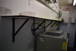 *Eight Shelf Brackets with Laminate Shelves