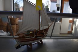 *Wooden Model Yacht 22