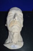 *Plaster Face Cast of Albert Evansky 1989