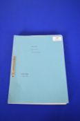 *Film Screenplay for The Bride by Lloyd Fonvielle 1st Draft 1983