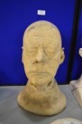 *Plaster Male Bust