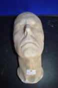 *Plaster Face Cast of Richard Pascud