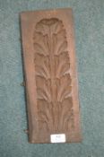 *Period Antique Carved Wooden Mould for Plaster Architectural Detail