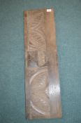 *Carved Oak Panel
