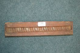 *Period Antique Carved Wooden Mould for Plaster Architectural Detail