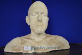 *Solid Plaster Head & Shoulders Bust of Norman Large 1989