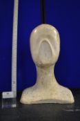 *Plaster Bust for the Scream marked Jane Seymour