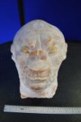 *Hollow Resin Cast Head Horror Movie Character 13” height
