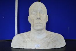 *Plaster Head & Shoulders Bust of Keith Buterbaugh