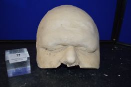 *Plaster Upper Facial Life Cast of Erland Van Lidth