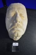 *Plaster Half Face Cast marked Haller Ernest Cinematographer