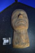 *Plaster Life Cast Half Bust of Ken Colley