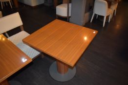 *Square Pedestal Table 70x70cm