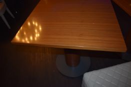 *Square Pedestal Table 70x70cm