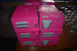 *Six Boxes of 6 Lav Clear Glasses