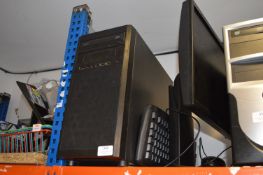 *Desktop PC with Samsung Monitor, Keyboard and Mou