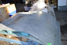 *Five Sheets of Galvanised Perforated Steel 2.5x1.