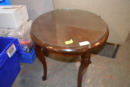 Wooden Glass Topped Side Table