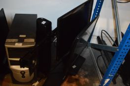 *Desktop PC with Two Monitor, and Double Stand