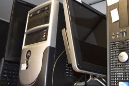 *Desktop PC with HP Monitor, Keyboard and Mouse