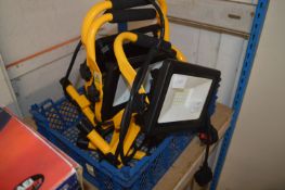 Three 240v LED Site Lamps