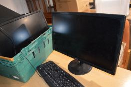 *Dell Optiplex 3020 Desktop Computer with Two Moni