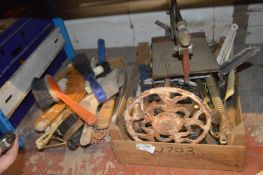 Box of Decorating Brushes, and a Quantity of Tools